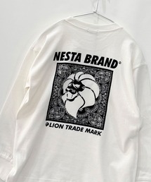 【NESTA/ネスタ】オーバーサイズ バックプリント ロング Tシャツ