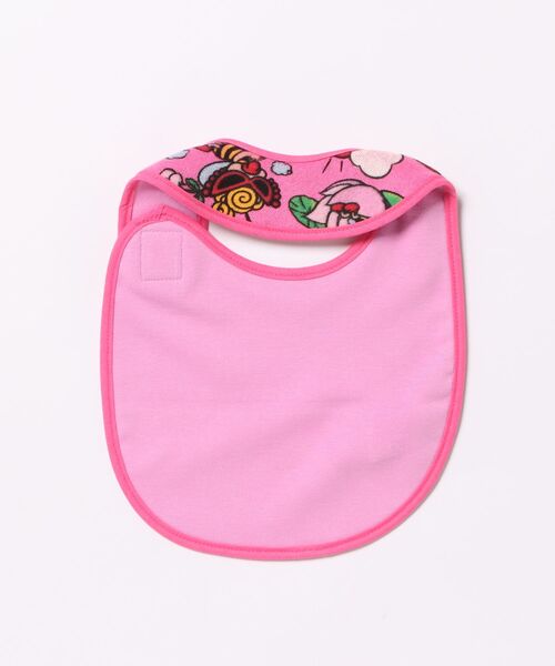 HYSTERIC MINI（ヒステリックミニ）の「Sweety Buzz総柄 スタイ（スタイ/よだれかけ・キッズ・ピンク・FREE）」の2枚目の写真