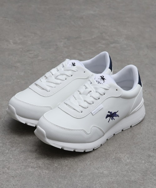 POLO CHAMPS（ポロチャンプス）の「【POLO CHAMPS/ポロチャンプス】コンフォート ボリュームソールスニーカー（スニーカー・メンズ・ブラック/ホワイト系2/ホワイト系1・24.5cm/24cm/23.5cm/23cm/22.5cm）」の3枚目の写真