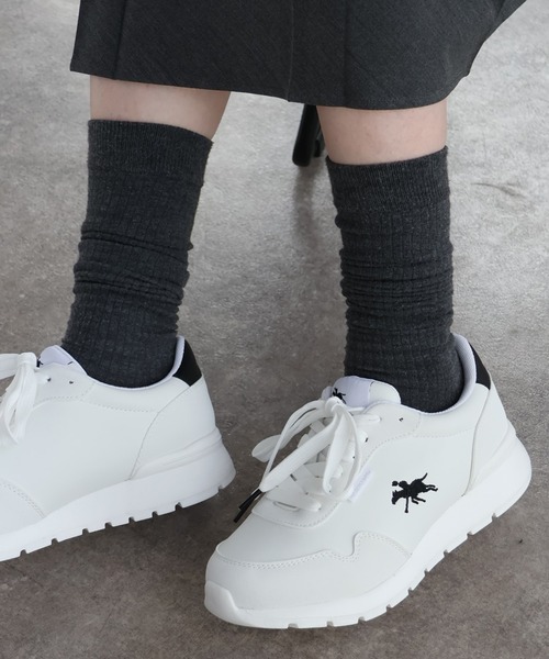 POLO CHAMPS（ポロチャンプス）の「【POLO CHAMPS/ポロチャンプス】コンフォート ボリュームソールスニーカー（スニーカー・メンズ・ブラック/ホワイト系2/ホワイト系1・24.5cm/24cm/23.5cm/23cm/22.5cm）」の6枚目の写真