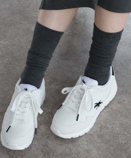 POLO CHAMPS（ポロチャンプス）の「【POLO CHAMPS/ポロチャンプス】コンフォート ボリュームソールスニーカー（スニーカー・メンズ・ブラック/ホワイト系2/ホワイト系1・24.5cm/24cm/23.5cm/23cm/22.5cm）」の7枚目の写真