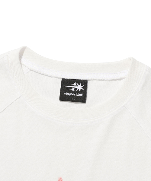 NICE GHOST CLUB（ナイスゴーストクラブ）の「STAR LOGO SLIM L/S TEE_WHITE(NG2FSUT553A)（Tシャツ/カットソー・レディース・その他・S/M/L）」の3枚目の写真