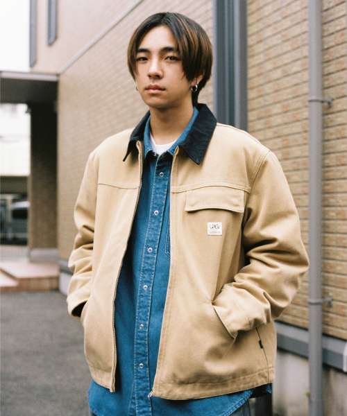 LMCの「WASHED CANVAS WORK JACKET sand(その他アウター・メンズ・その他・S/M/L)」の3枚目の写真
