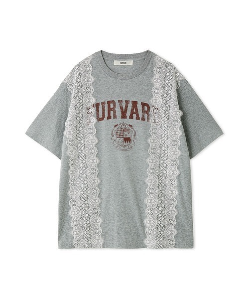 FURFUR（ファーファー）の「リメイクデザインレースTシャツ（Tシャツ/カットソー・レディース・グレー/ブルー/イエロー/ネイビー・F）」の19枚目の写真