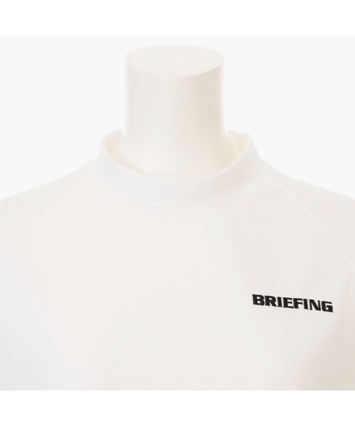 BRIEFING（ブリーフィング）の「【BRIEFING GOLF／ブリーフィングゴルフ】WOME’S DRY PILE HIGHNECK （リラックスフィット）（Tシャツ/カットソー・レディース・ホワイト/ブラック/オリーブ・S/M）」の6枚目の写真