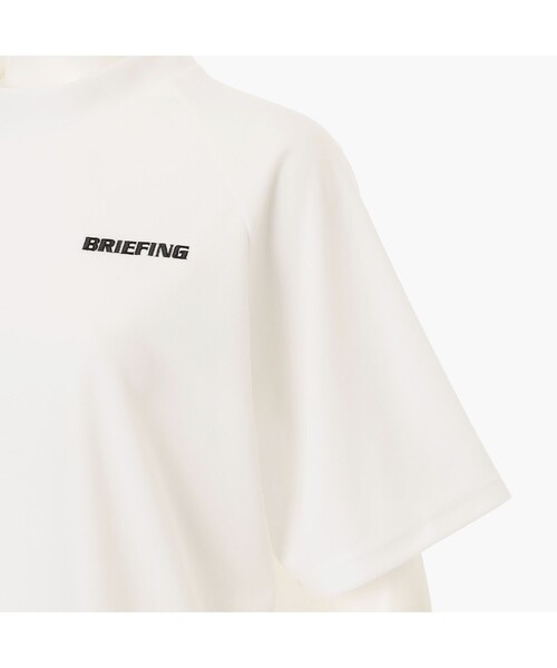 BRIEFING（ブリーフィング）の「【BRIEFING GOLF／ブリーフィングゴルフ】WOME’S DRY PILE HIGHNECK （リラックスフィット）（Tシャツ/カットソー・レディース・ホワイト/ブラック/オリーブ・S/M）」の8枚目の写真