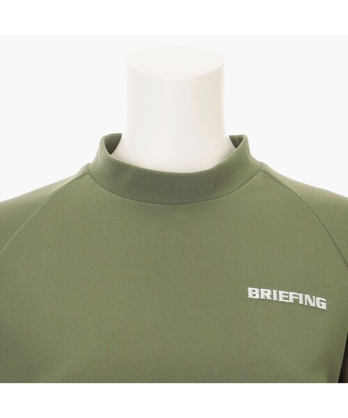 BRIEFING（ブリーフィング）の「【BRIEFING GOLF／ブリーフィングゴルフ】WOME’S DRY PILE HIGHNECK （リラックスフィット）（Tシャツ/カットソー・レディース・ホワイト/ブラック/オリーブ・S/M）」の20枚目の写真