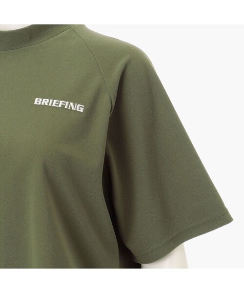 BRIEFING（ブリーフィング）の「【BRIEFING GOLF／ブリーフィングゴルフ】WOME’S DRY PILE HIGHNECK （リラックスフィット）（Tシャツ/カットソー・レディース・ホワイト/ブラック/オリーブ・S/M）」の22枚目の写真
