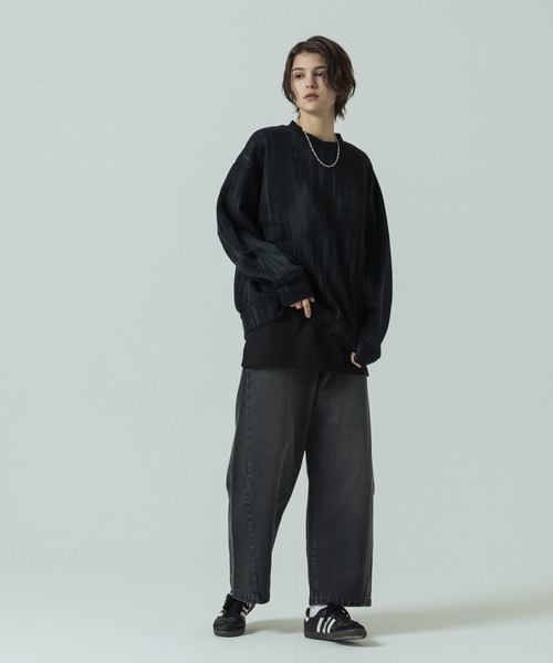 SLICK(スリック)の「【SLICK/スリック】12.5oz Denim 5P Curve Pants / カーブデニム パンツ(デニムパンツ・メンズ・ワンウォッシュ/ブラック/インディゴブルー・3/2/1)」の13枚目の写真