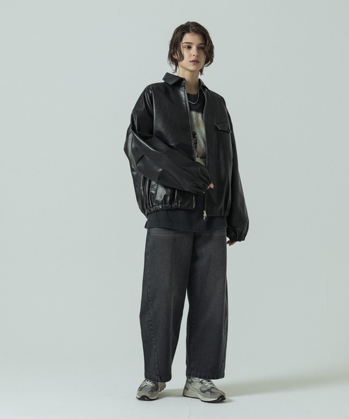 SLICK(スリック)の「【SLICK/スリック】12.5oz Denim 5P Curve Pants / カーブデニム パンツ(デニムパンツ・メンズ・ワンウォッシュ/ブラック/インディゴブルー・3/2/1)」の18枚目の写真