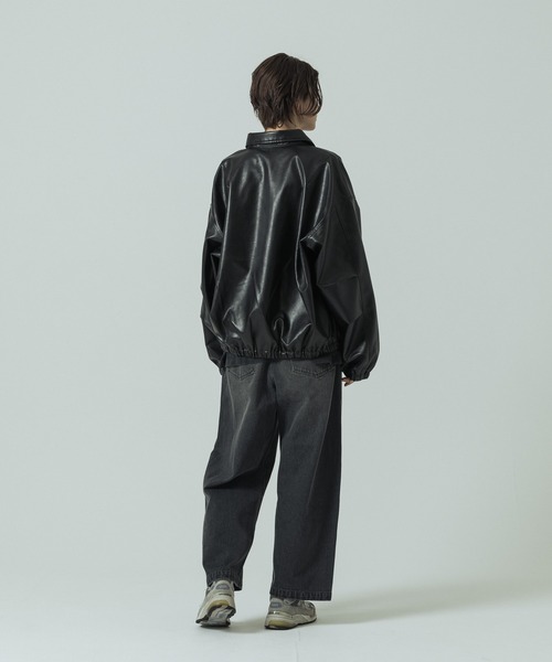 SLICK(スリック)の「【SLICK/スリック】12.5oz Denim 5P Curve Pants / カーブデニム パンツ(デニムパンツ・メンズ・ワンウォッシュ/ブラック/インディゴブルー・3/2/1)」の19枚目の写真