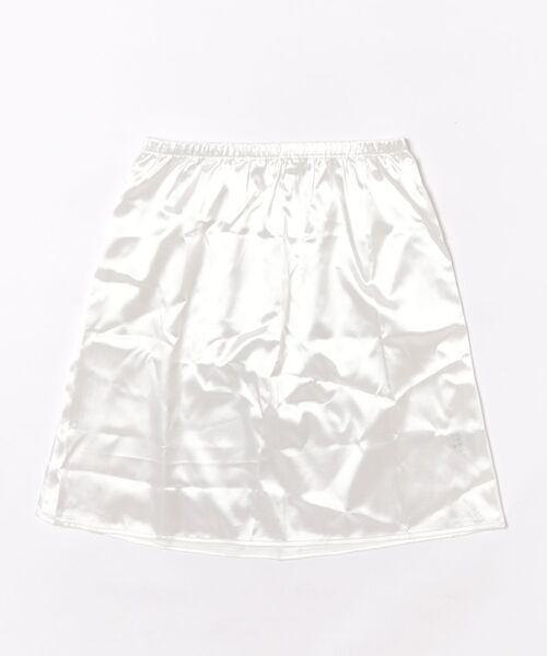 Doux archives（ドゥアルシーヴ）の「レースサテンスカート（スカート・レディース・グレー/オフホワイト/ブラック・FREE）」の5枚目の写真