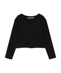 ロゴラウンドクロップTシャツブラック MBCFTO012BK