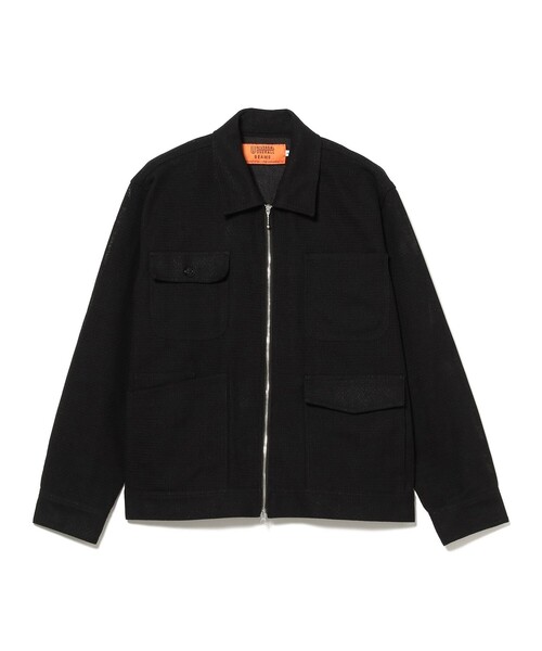 BEAMS(ビームス)の「【別注】UNIVERSAL OVERALL / MESH WIDE JACKET(ブルゾン・メンズ・ブラック/オリーブ・X-LARGE/LARGE/MEDIUM/SMALL)」の3枚目の写真