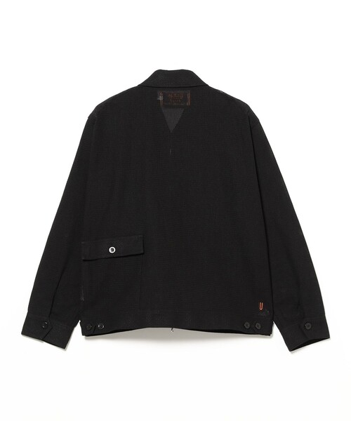 BEAMS(ビームス)の「【別注】UNIVERSAL OVERALL / MESH WIDE JACKET(ブルゾン・メンズ・ブラック/オリーブ・X-LARGE/LARGE/MEDIUM/SMALL)」の5枚目の写真