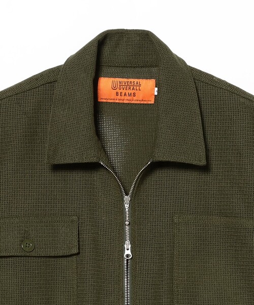 BEAMS(ビームス)の「【別注】UNIVERSAL OVERALL / MESH WIDE JACKET(ブルゾン・メンズ・ブラック/オリーブ・X-LARGE/LARGE/MEDIUM/SMALL)」の8枚目の写真
