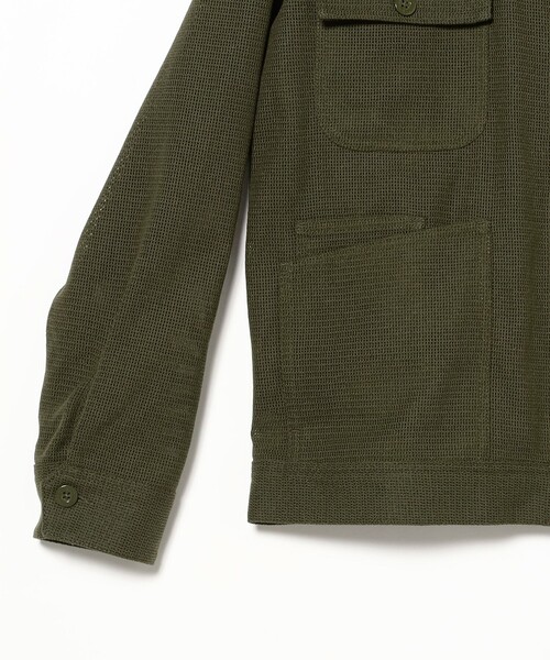 BEAMS(ビームス)の「【別注】UNIVERSAL OVERALL / MESH WIDE JACKET(ブルゾン・メンズ・ブラック/オリーブ・X-LARGE/LARGE/MEDIUM/SMALL)」の9枚目の写真