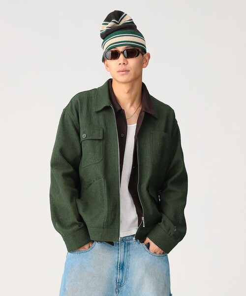 BEAMS(ビームス)の「【別注】UNIVERSAL OVERALL / MESH WIDE JACKET(ブルゾン・メンズ・ブラック/オリーブ・X-LARGE/LARGE/MEDIUM/SMALL)」の17枚目の写真