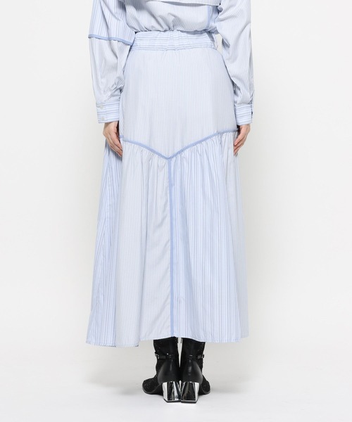 HARE（ハレ）の「パッチワークアソートガラスカート(HARE)（スカート・レディース・ライトブルー/ブラック・FREE）」の17枚目の写真