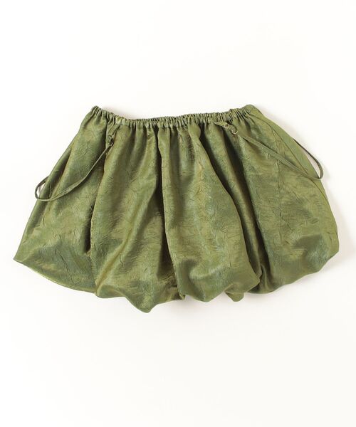 moyan ecri(モヤン エクリ)の「<moyan ecri>2WAYパフバルーンミニスカート&フリルキャミPUFF BALLOON MINI SKIRT(スカート・レディース・ブラック系その他/カーキ系・FREE)」の16枚目の写真