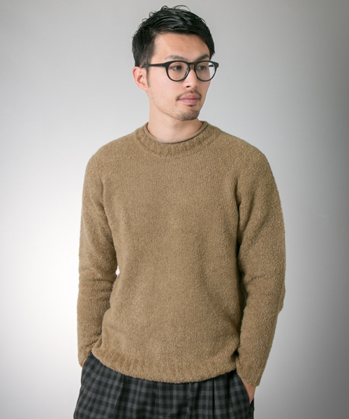 URBAN RESEARCH(アーバンリサーチ)の「UR ハイネックモールニット(ニット/セーター・メンズ・ホワイト/ネイビー/ベージュ・MEDIUM/LARGE)」の3枚目の写真