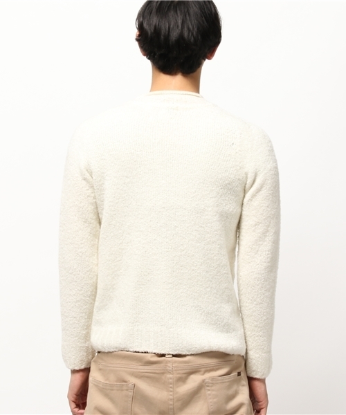 URBAN RESEARCH(アーバンリサーチ)の「UR ハイネックモールニット(ニット/セーター・メンズ・ホワイト/ネイビー/ベージュ・MEDIUM/LARGE)」の10枚目の写真