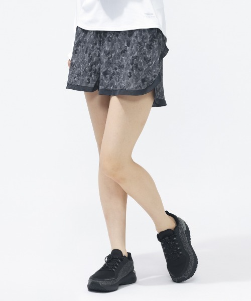 TIGORA(ティゴラ)の「ティゴラ TIGORA ショートパンツ 柄(その他パンツ・レディース・ライトベージュ/ダークグレー・S/M/L/XL)」の2枚目の写真