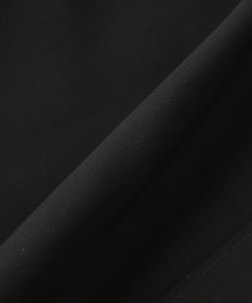 sulvam（サルバム）の「SULVAM / サルバム オープンカラーレーヨンシャツ（シャツ/ブラウス・メンズ・ブラック/ホワイト・MEDIUM）」の6枚目の写真