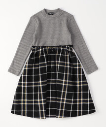 COMME CA ISM（コムサイズム）の「【KIDS】長袖ワンピース（ワンピース）」