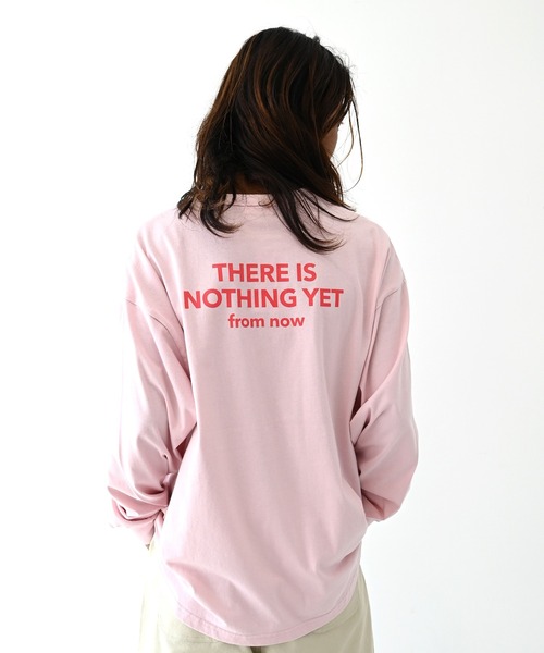 GENERATOR(ジェネレーター)の「GENERATOR/ジェネレーター NOTHING L/S Tシャツ(Tシャツ/カットソー・レディース・ホワイト/ピンク/チャコールグレー・F)」の4枚目の写真