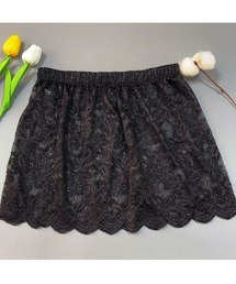 Mela（メラ）の「レイヤード用レースインナー（スカート）」