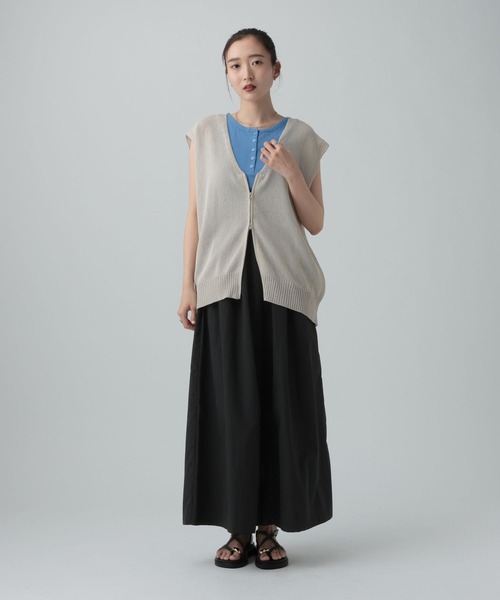 LEPSIM(レプシィム)の「スーパーワイドパンツ 637620(その他パンツ・レディース・カーキ/ブラック/アイボリー・FREE)」の20枚目の写真