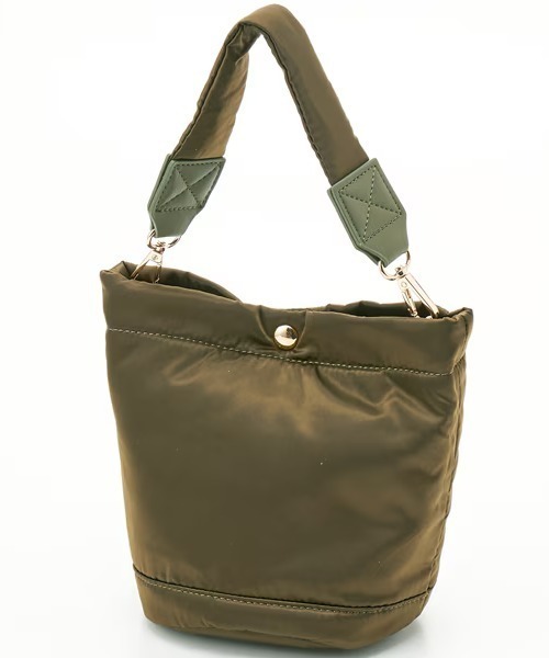 CACHELLIE(カシェリエ)の「NYLON BONDING 2WAY TOTE(ショルダーバッグ・レディース・グレー/ブラック/カーキ・FREE)」の1枚目の写真