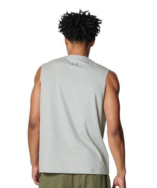 UNDER ARMOUR(アンダーアーマー)の「UAモチベート グラフィック スリーブレス シャツ(トレーニング/メンズ)(タンクトップ・メンズ・グレー系その他・M/L/XL/2XL/S/3XL)」の2枚目の写真