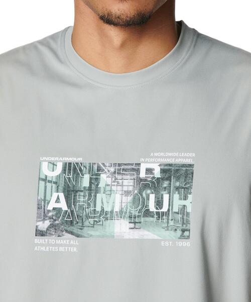 UNDER ARMOUR(アンダーアーマー)の「UAモチベート グラフィック スリーブレス シャツ(トレーニング/メンズ)(タンクトップ・メンズ・グレー系その他・M/L/XL/2XL/S/3XL)」の4枚目の写真