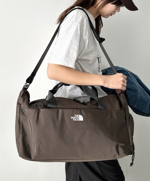 THE NORTH FACE(ザノースフェイス)の「THE NORTH FACE(ザ・ノースフェイス)/2WAY 大容量 ショルダー ボストン トラベル ダッフルバッグ ロゴプリント/SP DUFFLE BAG M(ボストンバッグ・レディース・ブラウン/ブラック・FREE)」の22枚目の写真