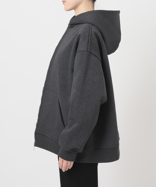 CALUX(キャラクス)の「CALUX フーディー(パーカー・レディース・ベージュ/チャコールグレー・FREE)」の21枚目の写真