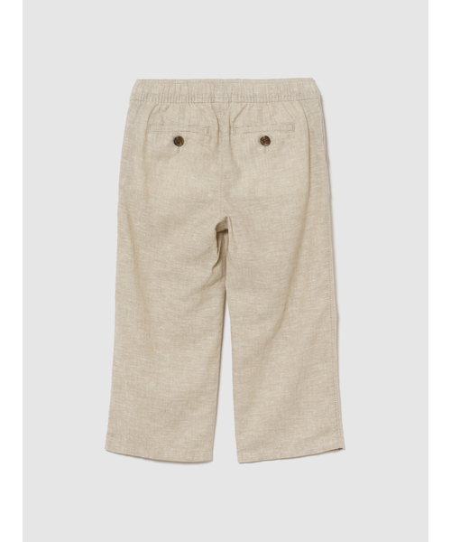 GAP(ギャップ)の「コットンリネン プルオンパンツ (幼児・ベビー)(その他パンツ・キッズ・ナチュラル/ベージュ/ブルー・110cm/105cm/100cm/95cm/90cm/80cm/70cm)」の5枚目の写真