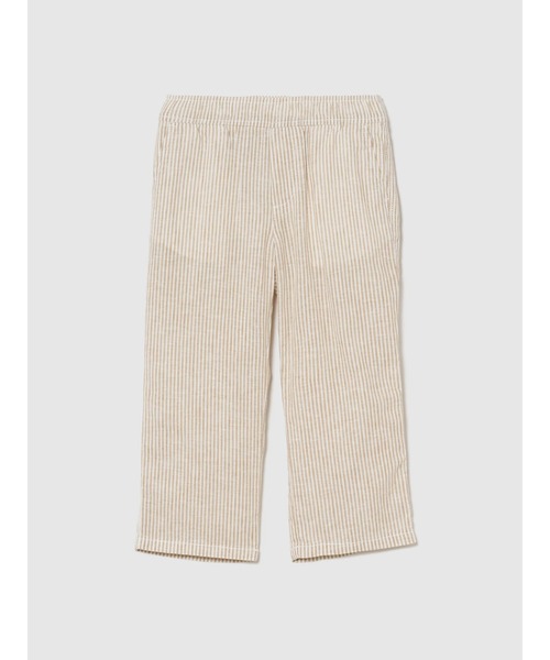 GAP(ギャップ)の「コットンリネン プルオンパンツ (幼児・ベビー)(その他パンツ・キッズ・ナチュラル/ベージュ/ブルー・110cm/105cm/100cm/95cm/90cm/80cm/70cm)」の1枚目の写真