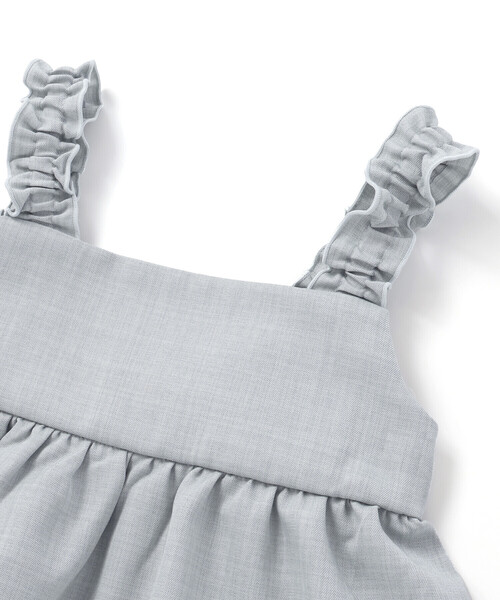 BeBe（ベベ）の「リネン調オックスブラウス+ロングパンツセットアップ(100~160cm)（セットアップ・キッズ・グリーン/ベージュ・130cm/150cm/140cm/120cm/110cm）」の12枚目の写真