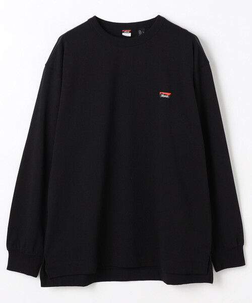NANGA(ナンガ)の「NANGA/ナンガ ECO HYBRID BOX LOGO EMBROIDERY L/S TEE(Tシャツ/カットソー・メンズ・ブラック/ホワイト/インディゴブルー・MEDIUM/LARGE/X-LARGE)」の2枚目の写真