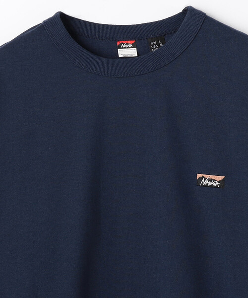 NANGA(ナンガ)の「NANGA/ナンガ ECO HYBRID BOX LOGO EMBROIDERY L/S TEE(Tシャツ/カットソー・メンズ・ブラック/ホワイト/インディゴブルー・MEDIUM/LARGE/X-LARGE)」の16枚目の写真