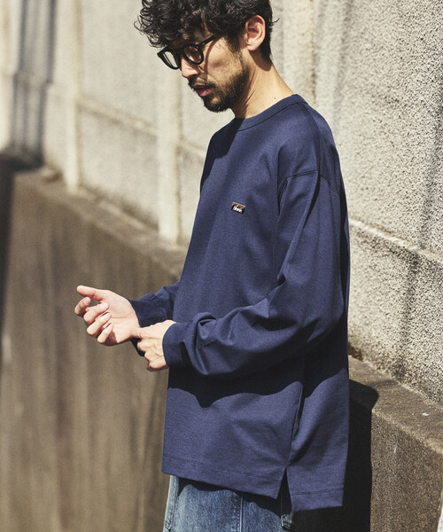 セール】NANGA/ナンガ ECO HYBRID BOX LOGO EMBROIDERY L/S TEE（T
