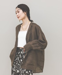 GLOBAL WORK | フレンチリネンシャツジャケット/599628(シャツ/ブラウス)