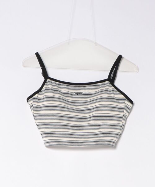 Ungrid(アングリッド)の「Ungrid/アングリッド ブラトップ リブ ボーダー パット付き 水陸両用 561101 UT(タンクトップ・レディース・ブラック/ブラウン・M/L)」の19枚目の写真