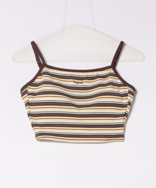 Ungrid(アングリッド)の「Ungrid/アングリッド ブラトップ リブ ボーダー パット付き 水陸両用 561101 UT(タンクトップ・レディース・ブラック/ブラウン・M/L)」の20枚目の写真
