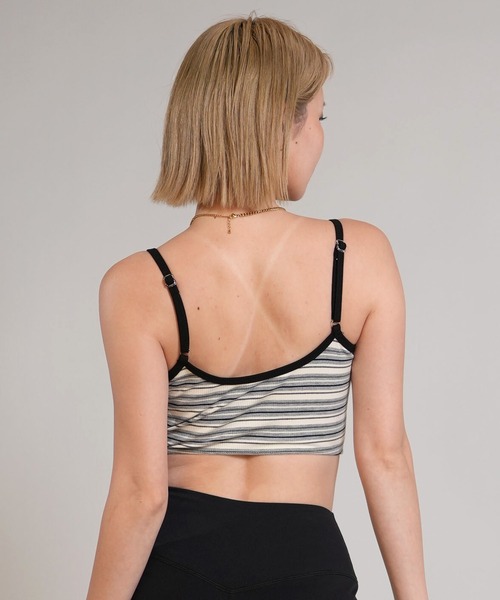 Ungrid(アングリッド)の「Ungrid/アングリッド ブラトップ リブ ボーダー パット付き 水陸両用 561101 UT(タンクトップ・レディース・ブラック/ブラウン・M/L)」の5枚目の写真