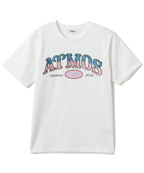 atmos pink（アトモスピンク）の「atmos pink Embroidery Logo T-shirt / アトモスピンク エンブロイダリー ロゴ T-シャツ（Tシャツ/カットソー・レディース・ホワイト/ブラック/ピンク・S/M）」の5枚目の写真