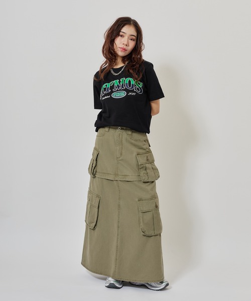 atmos pink（アトモスピンク）の「atmos pink Embroidery Logo T-shirt / アトモスピンク エンブロイダリー ロゴ T-シャツ（Tシャツ/カットソー・レディース・ホワイト/ブラック/ピンク・S/M）」の21枚目の写真