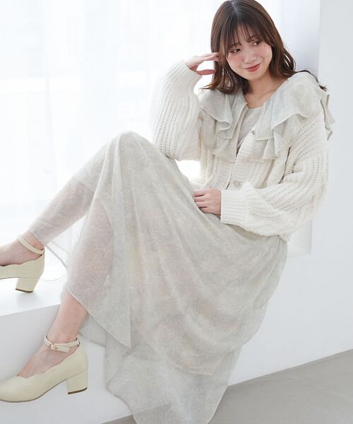 MAJESTIC LEGON(マジェスティックレゴン)の「ダブルカラーコルセットワンピース(ワンピース・レディース・ピンク系その他2/グレー系その他/ブラック/ベージュ系その他2/ブラック系その他/ホワイト系その他2・SMALL/X-SMALL/LARGE/MEDIUM)」の12枚目の写真
